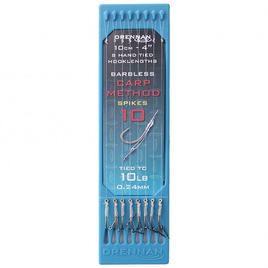 Carlige legate Drennan - Hooklength Plate 4" Carp Method Spike Nr. 10 Carlige legate Drennan - Hooklength Plate 4" Carp Method Spike Nr. 10